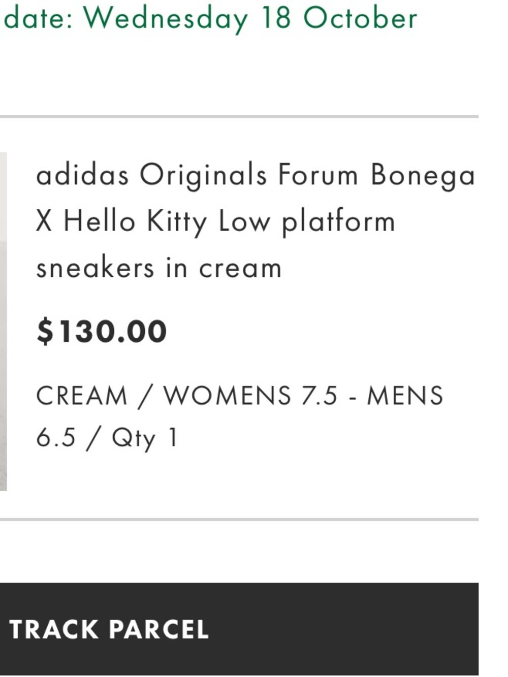 Adidas Low Platform Hello Kitty Sneaker - Picture 3 of 13